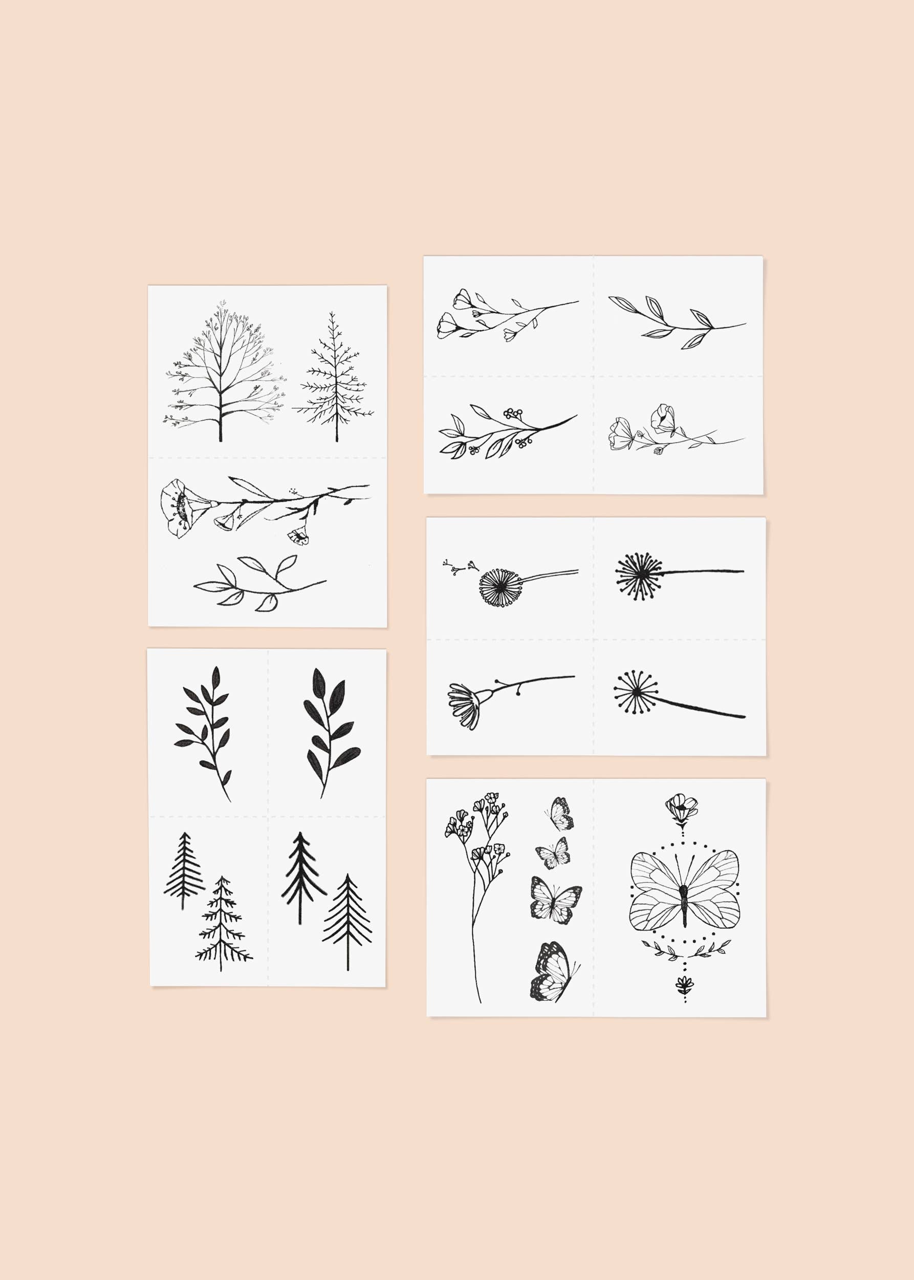 INKED BY DANI Wild Thing Temporary Tattoo Pack