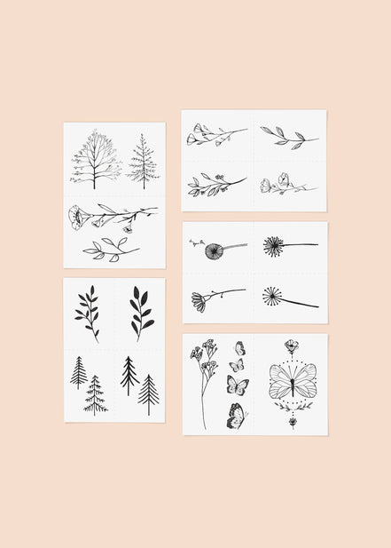INKED BY DANI Wild Thing Temporary Tattoo Pack