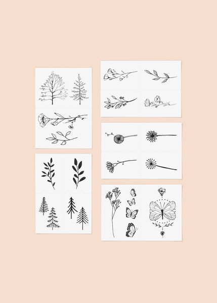 INKED BY DANI Wild Thing Temporary Tattoo Pack