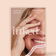INKED BY DANI Statement Temporary Tattoo Pack
