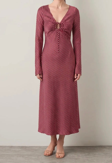MINK PINK BLEEKER BIAS MIDI DRESS