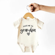Pass Me to Grandpa Baby Bodysuit | New Baby Gifts