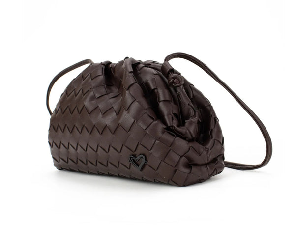 PRENELOVE Elgin Clam Vegan Leather Clutch