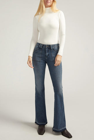 SILVER 33LEG-SUKI FLARE