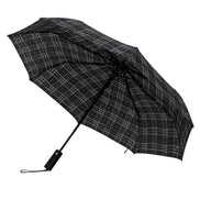 SELINI Compact Black/White Line-auto open umbrella-UM3224-BK
