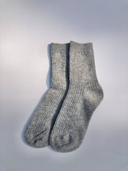 BILLY BAMBOO ICELAND WOOL SOCKS - neutral