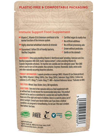 Together Health Immune – Vitamins for Immune System – 30 Capsules