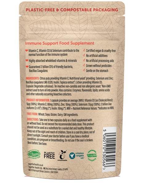 Together Health Immune – Vitamins for Immune System – 30 Capsules