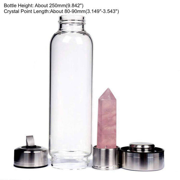 Crystolver Crystal Water Bottle (6 Colours)