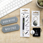 Best Dad in the World Father's Day Keyring
