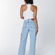 UNPUBLISHED JOLENE CARGO HIGH RISE RELAXED FLARE
