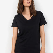 SOYA CONCEPT DERBY ORGANIC COTTON V NECK TEE