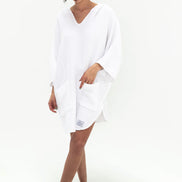 TOFINO THE COCOON | Women's Muslin Surf Poncho-ONE SIZE