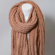 ULTRA SOFT BOUCLE VERTICAL SCARF