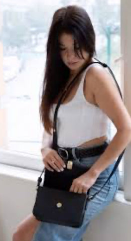 RISA VANCOUVER CLARA LEATHER CROSSBODY