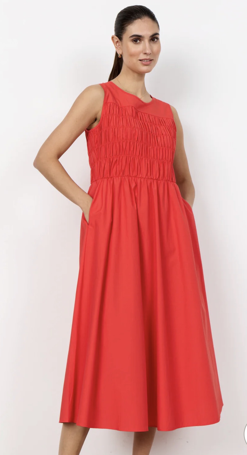 SOYA SC-NETTI DRESS-RED
