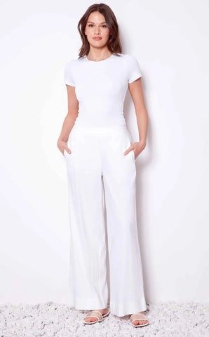 UP LINEN WIDE LEG PANT