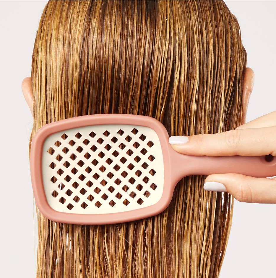 KITSCH Vented Paddle Brush - Terracotta
