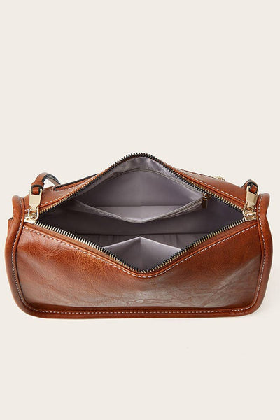 PU Leather Bohemia Strap Crossbody Bag