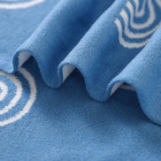 Bleu La La 100% Luxury Cotton Swaddle Receiving Baby Blanket - Rainbow