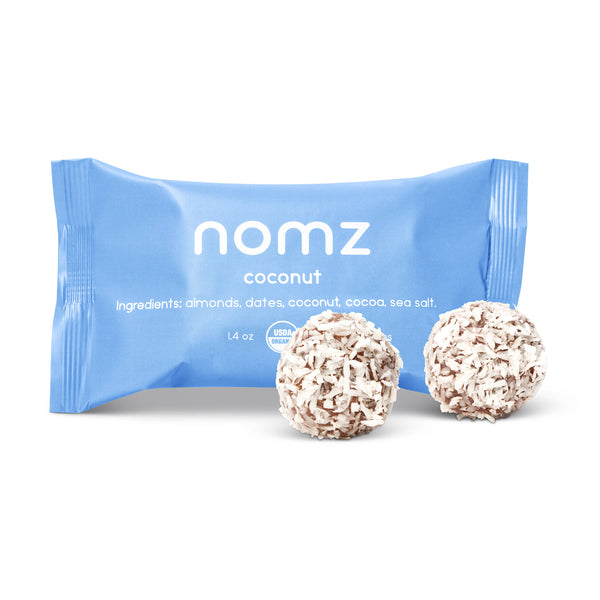 NOMZ Organic coconut energy bites