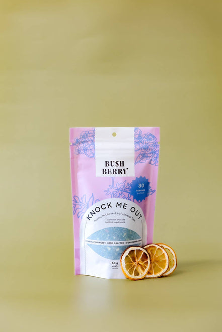 BLUSH BERRY Organic Knock Me Out Tea | With Valerian Root