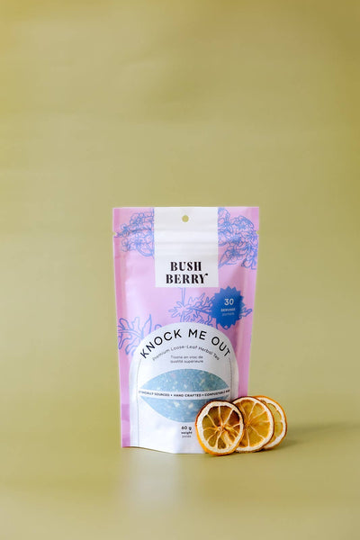 BLUSH BERRY Organic Knock Me Out Tea | With Valerian Root