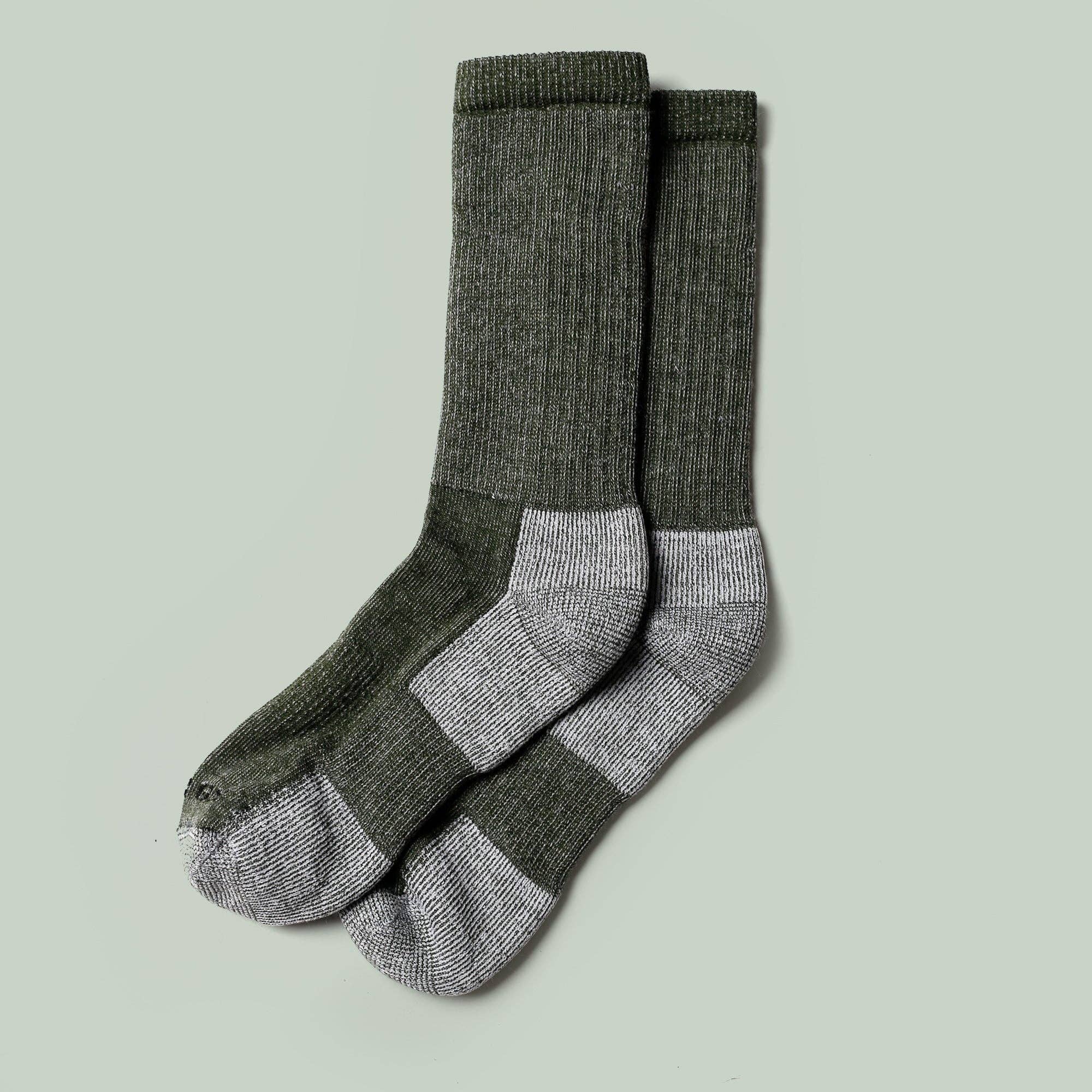 MUTTONHEAD Merino Mountain Hiking Socks - Olive