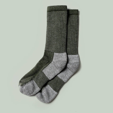 MUTTONHEAD Merino Mountain Hiking Socks - Olive