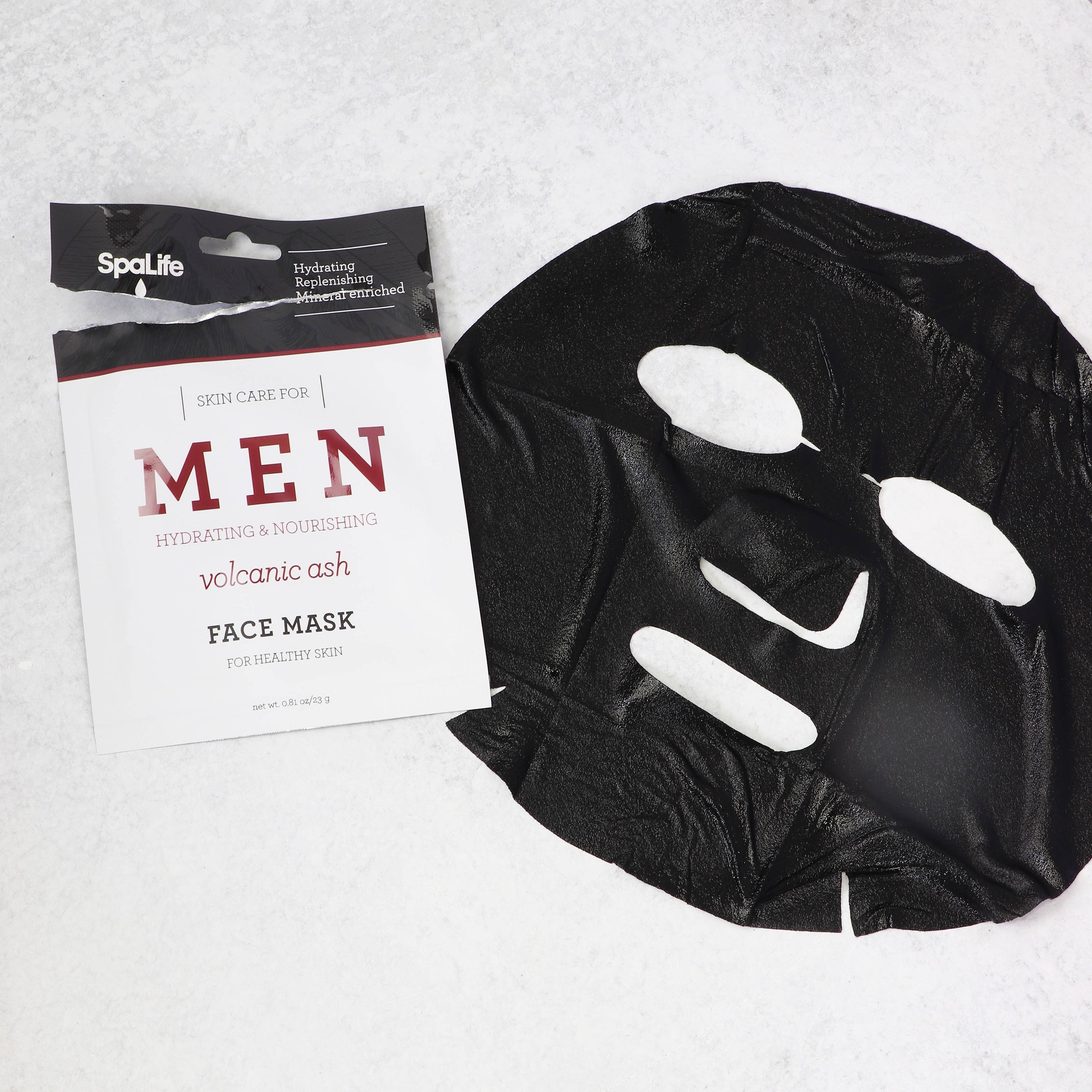 MY SPA LIFE Men's Volcanic Ash Hydrating Facial Mask
