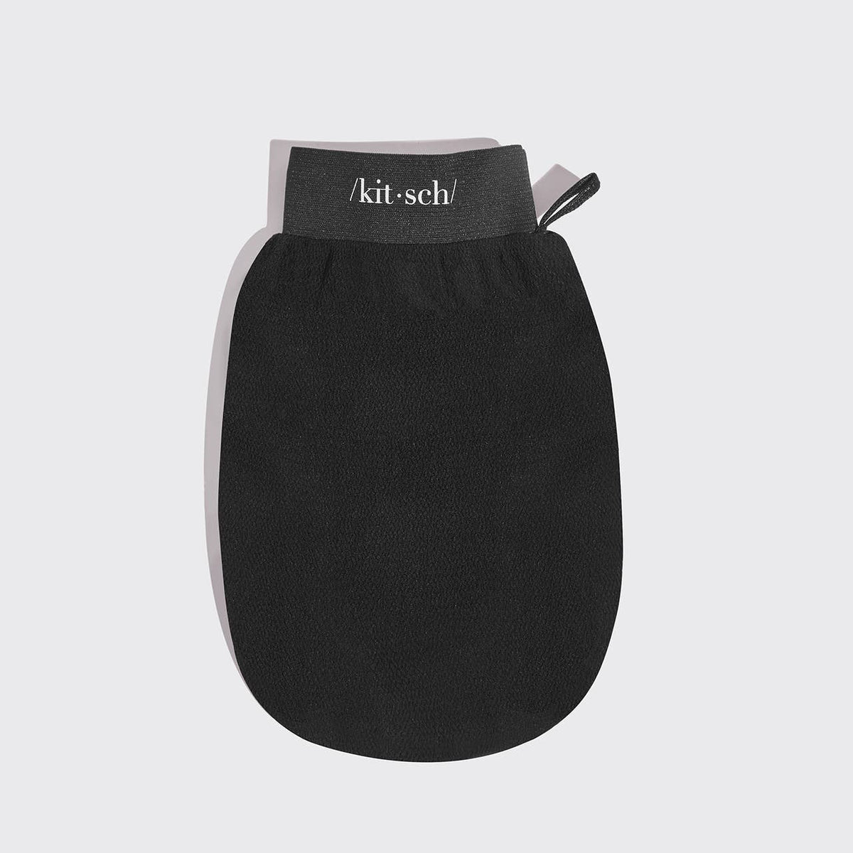 KITSCH Exfoliating Gloves 2pc Set - Black & Terracotta