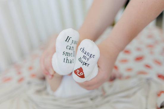 If You can Smell that Change my Diaper Baby Socks | Quirky