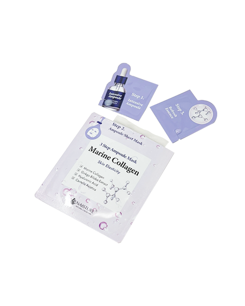 Naisture 3 Step Ampoule Mask-Marine Collagen