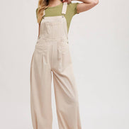 BLUIVY CARGO DRAWSTRING OVERALL JUMPSUIT