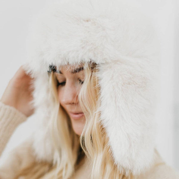 Pretty simple Bonnie Bomber Faux Fur Winter Hat