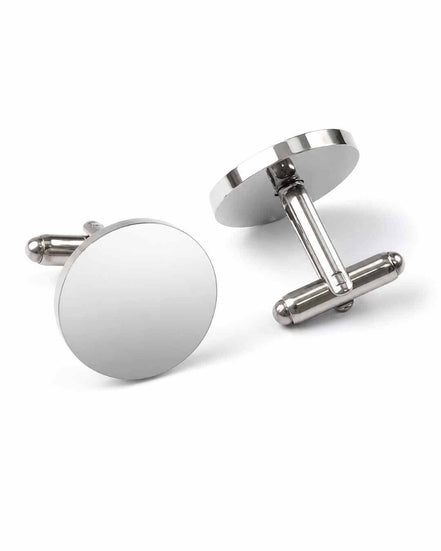 CREATIVE GIFTS Modern Circle Cuff Links