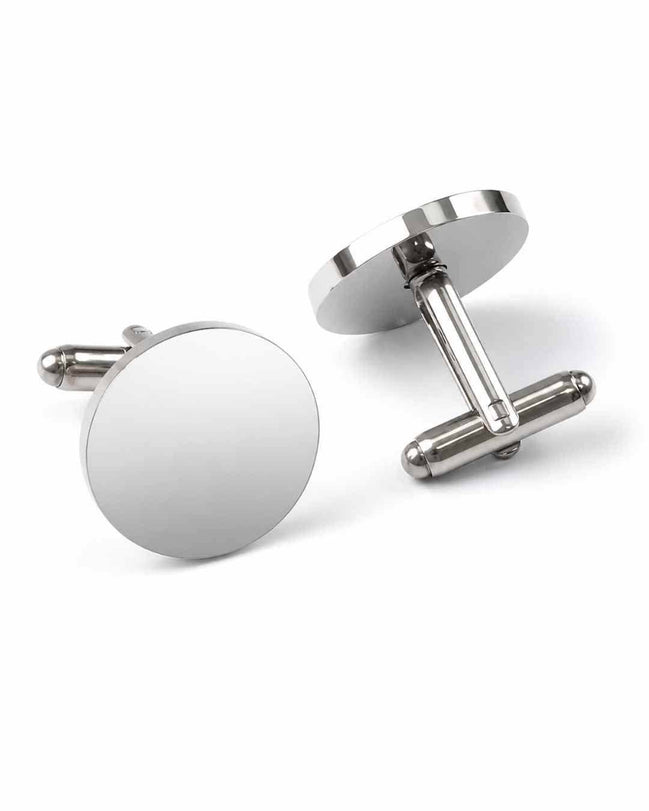 CREATIVE GIFTS Modern Circle Cuff Links
