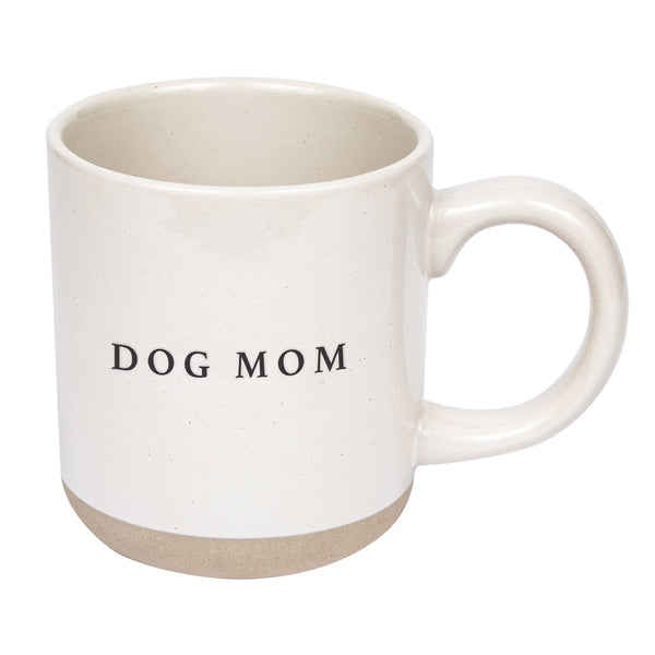 Dog Mom Stoneware Coffee Mug - Gifts & Home Decor