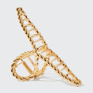 KITSCH Metal Rope Claw Clip 1pc- Gold