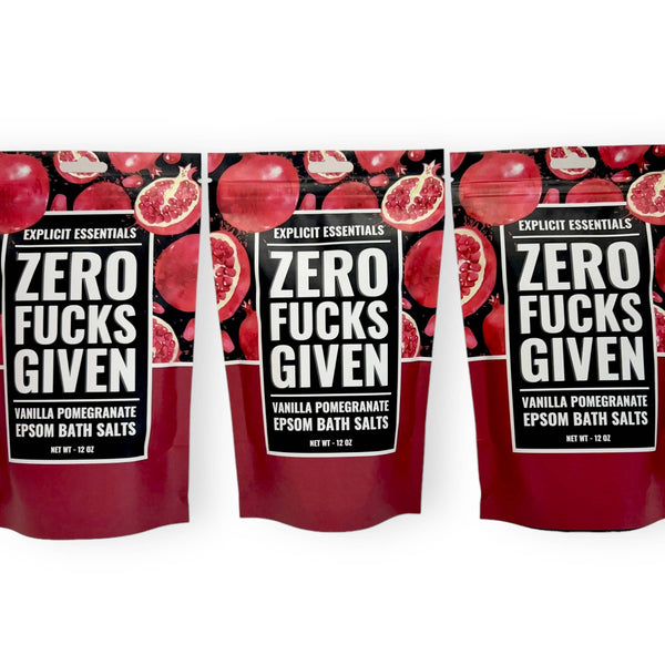 Zero Fucks Given Bath Salts 12oz Bag