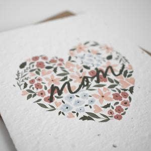 THE GOOD CARD Plantable Greeting Card - Mother's Day - Heart