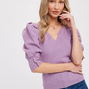 PUFF SHORT SLEEVE PULLOVER
