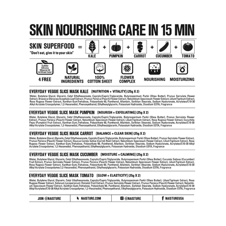 Naisture 15Min Nourish Me Kit for Skin Care &Beauty (10pack)