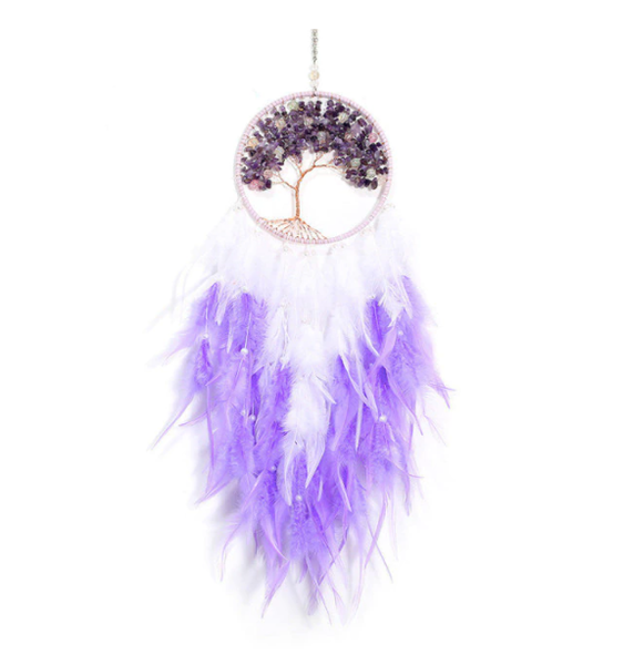Crystolver Modern Handmade Beaded Dreams Catcher