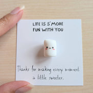 UNLIFTED INK S’more Fun With You Mini Friendship Card + Marshmallow
