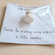 UNLIFTED INK S’more Fun With You Mini Friendship Card + Marshmallow