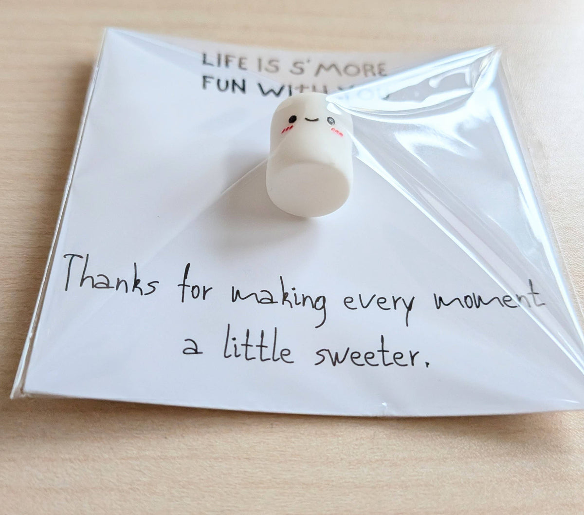 UNLIFTED INK S’more Fun With You Mini Friendship Card + Marshmallow