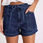 DAZE CATALINA DRAWSTRING SHORT-BLUE MOOD