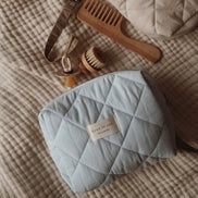 DANS LE SAC SMALL ORGANIC COTTON QUILTED POUCH