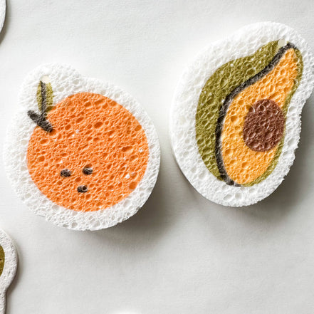 Natural Biodegradable Cellulose Pop Up Sponges